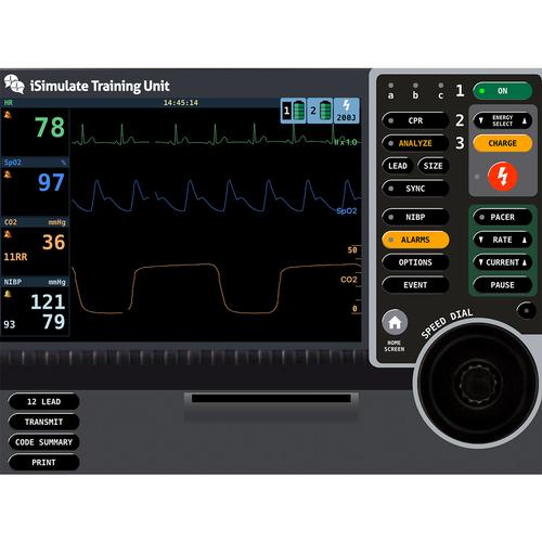 LIFEPAK® 15 Patient Monitor Screen Simulation for REALITi 360, 8000971, AED Eğitmenleri