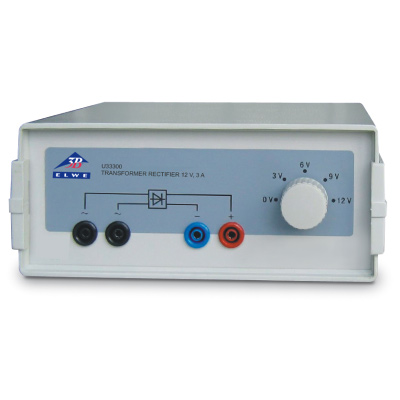 Doğrultuculu Transformatör 3/ 6/ 9/ 12 V, 3 A (230 V, 50/60 Hz), 1003316 [U33300-230], Power supplies up to 25 V AC and 60 V DC