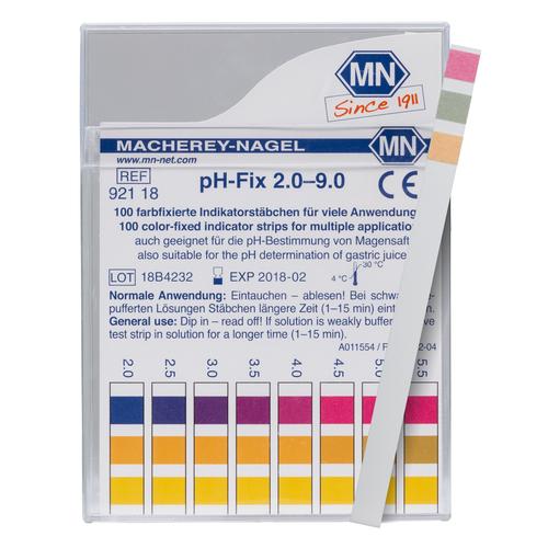 pH - Indicator Test Sticks, pH 2,0-9,0, 1021153 [W12705], pH-Değer Tayini